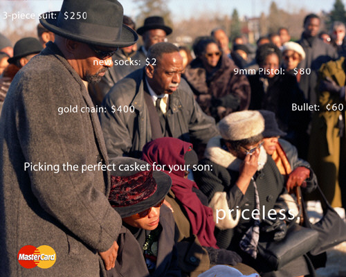 Hank Willis Thomas, Priceless, 2004, Lambda photograph, 71x90 inches