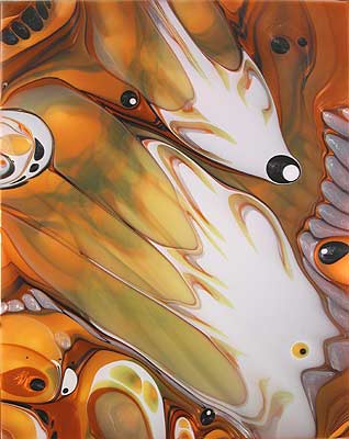 James Lecce, Banshee, 2006
acrylic polymer emulsion on panel, 35x28 inches