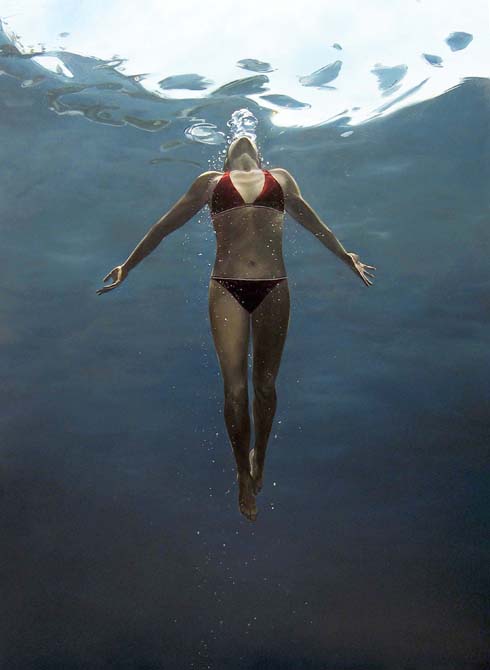 Eric Zener, Emerging, 2005, oil on canvas, 64x87 inches