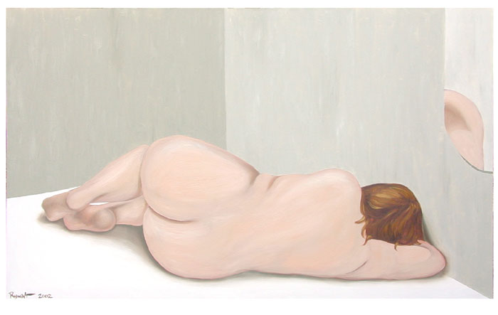 I Live Next to an Endless Party, 2002, oil on canvas, really big