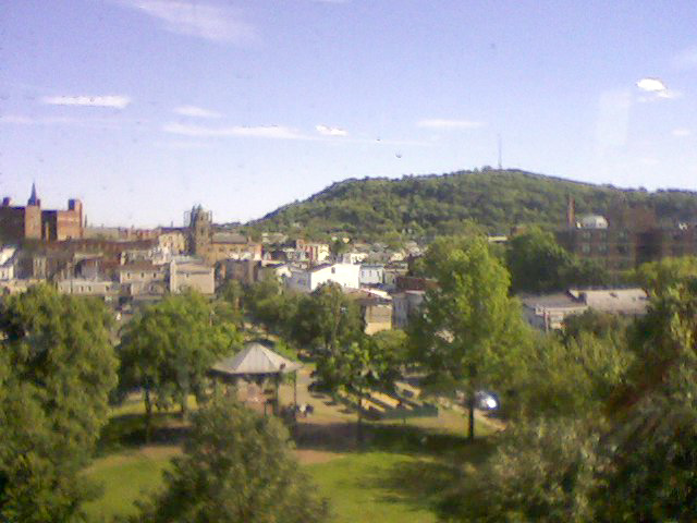 View from the fifth floor of the Fabricolor Building, Paterson, NJ