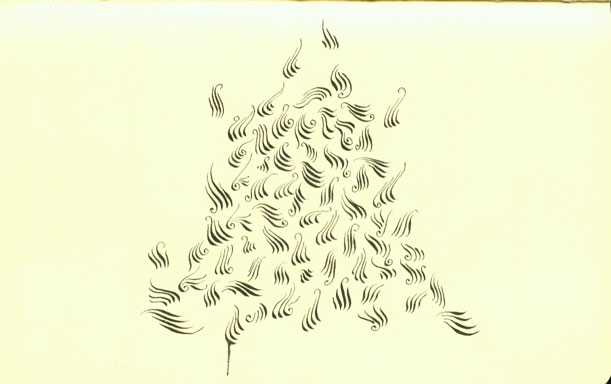 Chris Rywalt, Untitled, 2006, ink on Moleskine