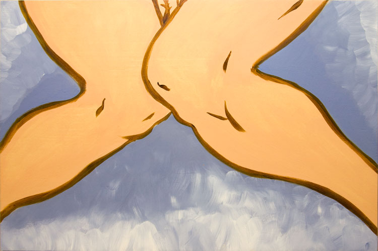 Chris Rywalt, Cathleen's Knees, 2009, oil on panel