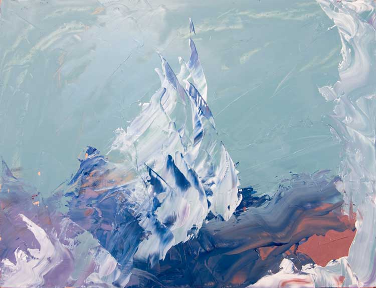 Chris Rywalt, Knife Work, 2009, oil on panel