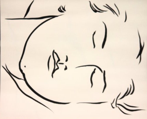 Chris Rywalt, Mia #4, 2007, ink on paper, 14x17 inches