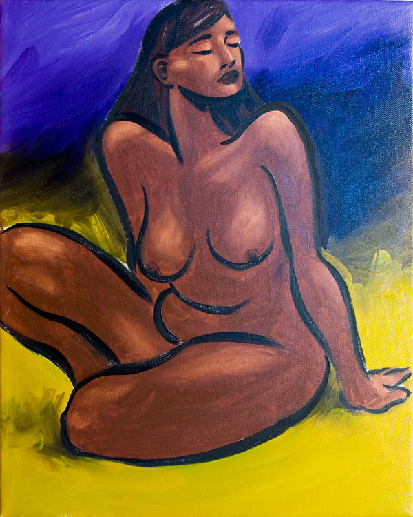 Chris Rywalt, Untitled Oil #9, 2010, oil on canvas, 18x24 inches