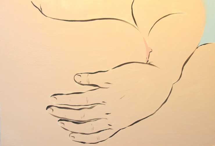 Chris Rywalt, Untitled, 2007, oil on panel, 16x24 inches