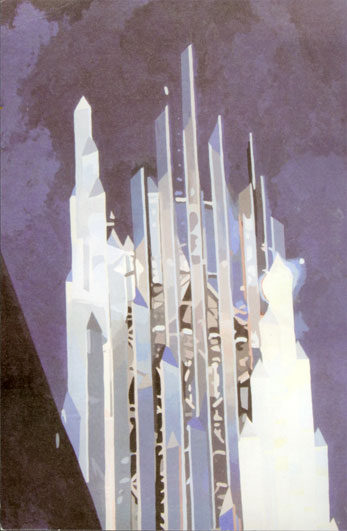 Eric Heist, Interfaith Center (Crystal Cathedral), 2006, gouache on paper, 32x24 inches