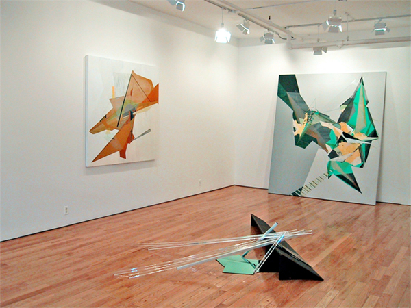 Dannielle Tegeder, Smooth Shatter, installation view, 2006