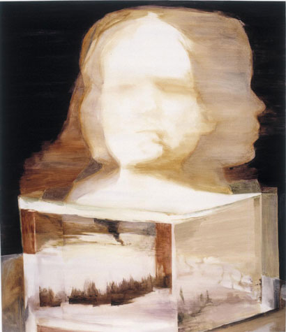 Susanne Simonson, Winter-silence, 2006, oil on panel, 49x48 inches