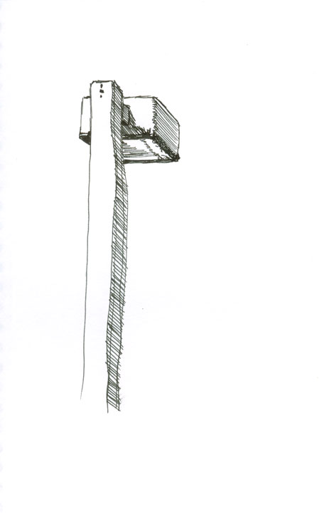 Chris Rywalt, Untitled, 2006, ink on paper, 8.5x5.5 inches