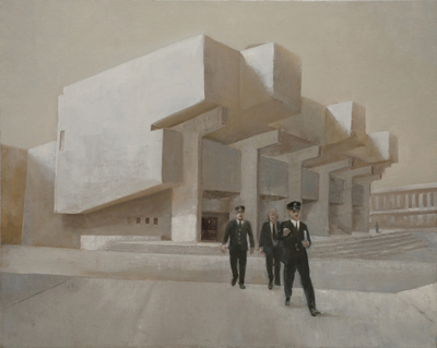 Mark Shetabi, Ludovico - Outside the Town Centre, 2007, oil on linen, 24x30 inches