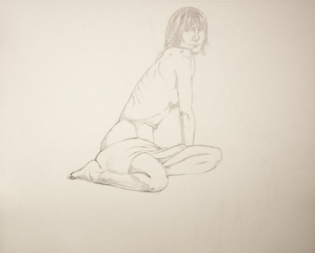 Chris Rywalt, Kika #5, 2007, pencil on paper, 11x14 inches