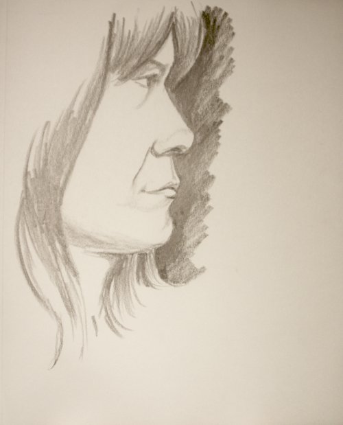 Chris Rywalt, Kika #6, 2007, pencil on paper, 11x14 inches