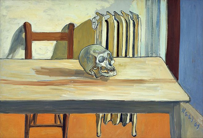 Alice Neel, NATURA MORTE, 1964-65, Oil on canvas, 31 x 45 inches