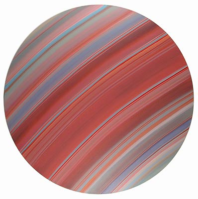 Chris Gallagher, Tondo 16-08, 2008, oil on canvas, 48 inches diameter