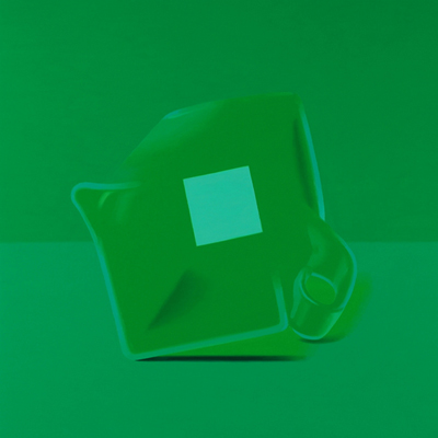 Joshua Marsh, Pitcher (square), 2008, oil on panel, 16x16 inches