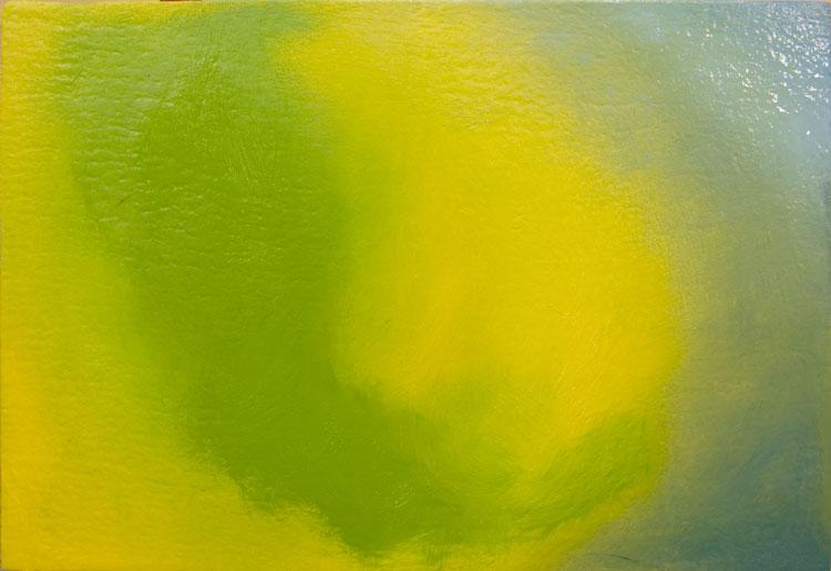 Chris Rywalt, I Can Do Color 1 (in progress), 2009, oil on panel