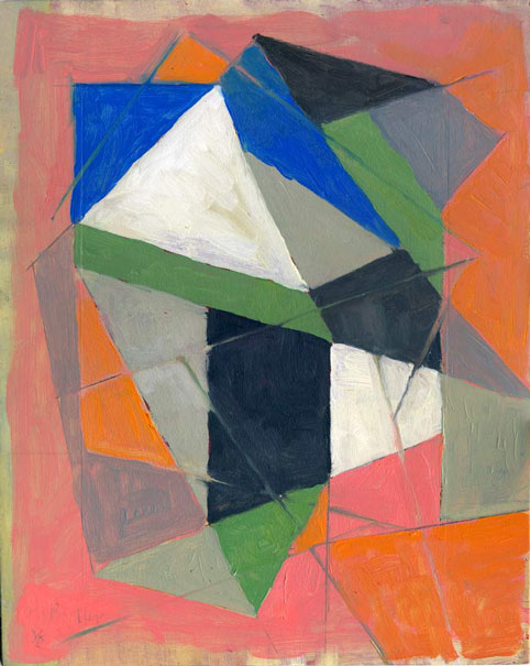 Sharon Butler, Siding 1, 2008, oil on wood panel, 12x9.75 inches