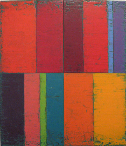 Steven Alexander, Calypso Rose, 2009, acrylic on canvas, 30x30 inches