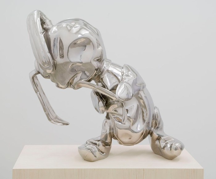 Jonathan Monk, Deflated Sculpture no. II (still standing), 2009