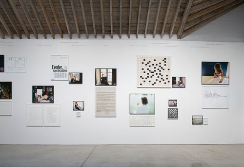 Sophie Calle, Take Care of Yourself (installation view, photo by Seth Erickson), 2007