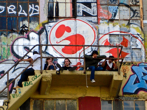 5 Pointz stairway