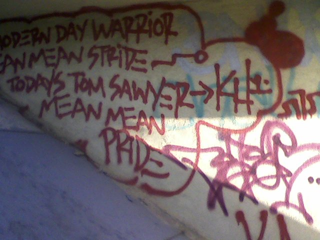 Williamsburg graffito, 2009