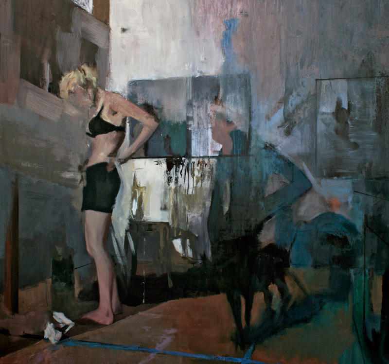 Tim Kent, No Love Lost, 2009, oil on linen, 72x68 inches